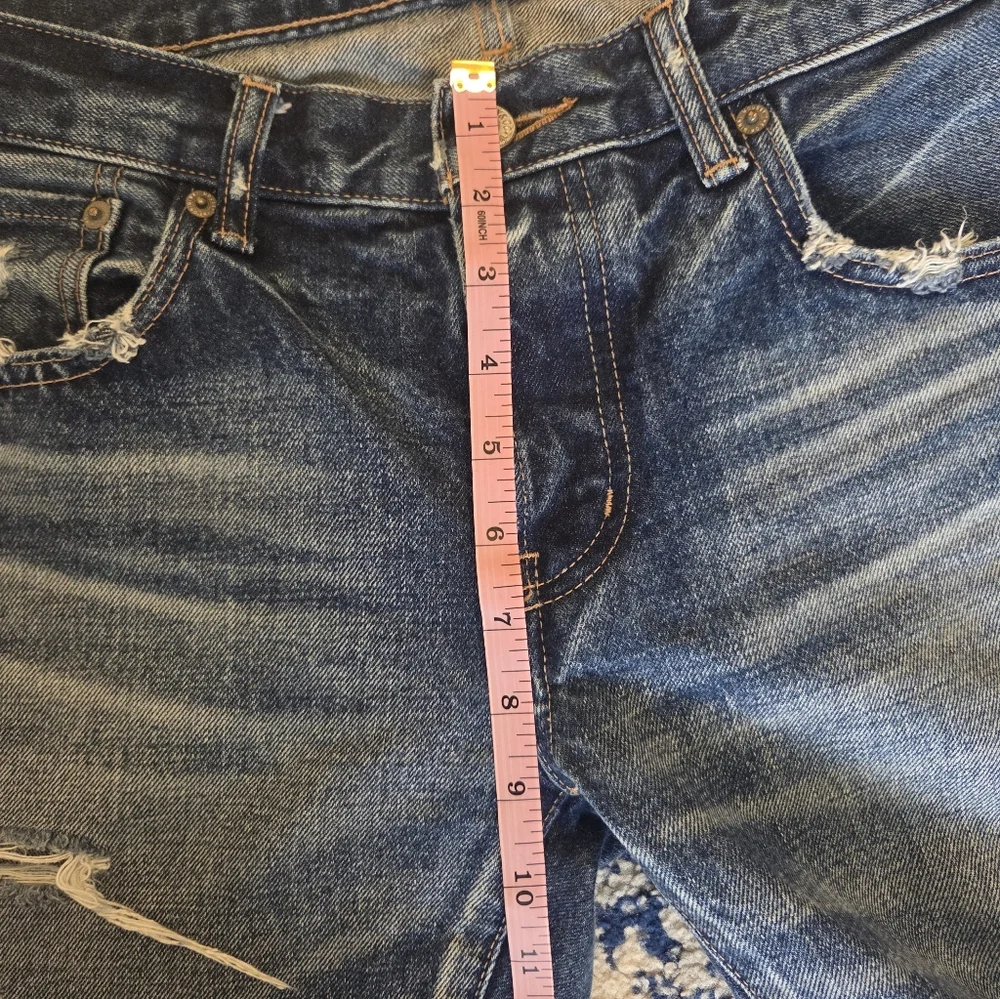 Moussy Dark Blue Ankle Jeans - Picture 3 of 9